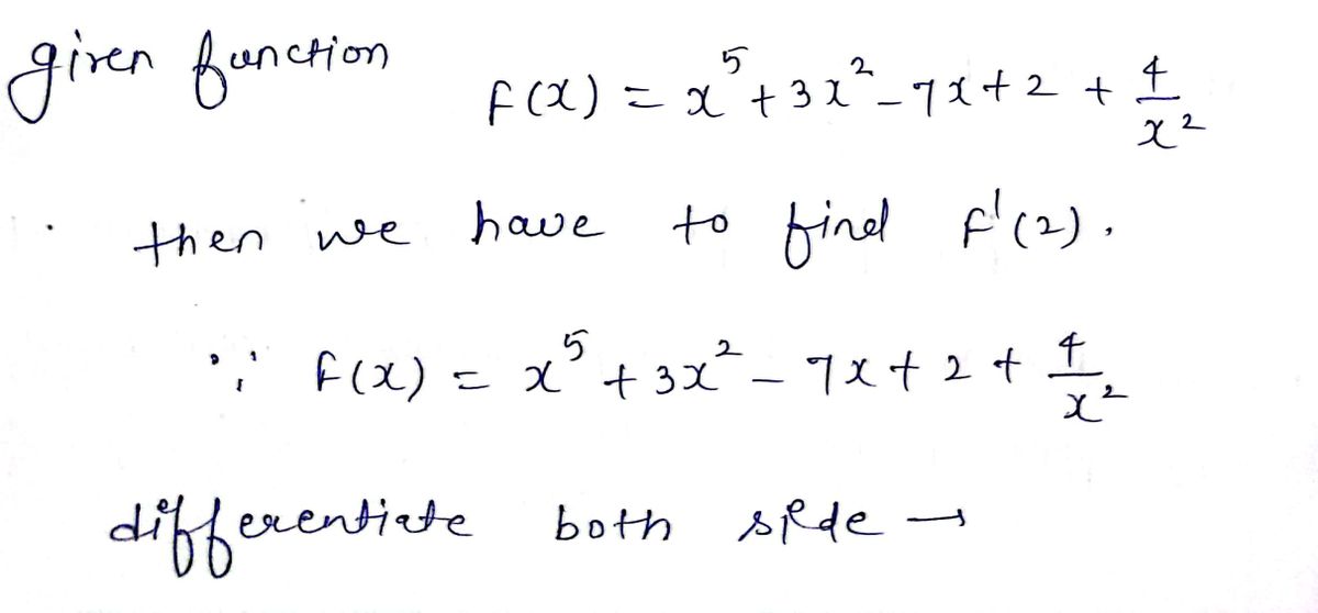 Calculus homework question answer, step 1, image 1